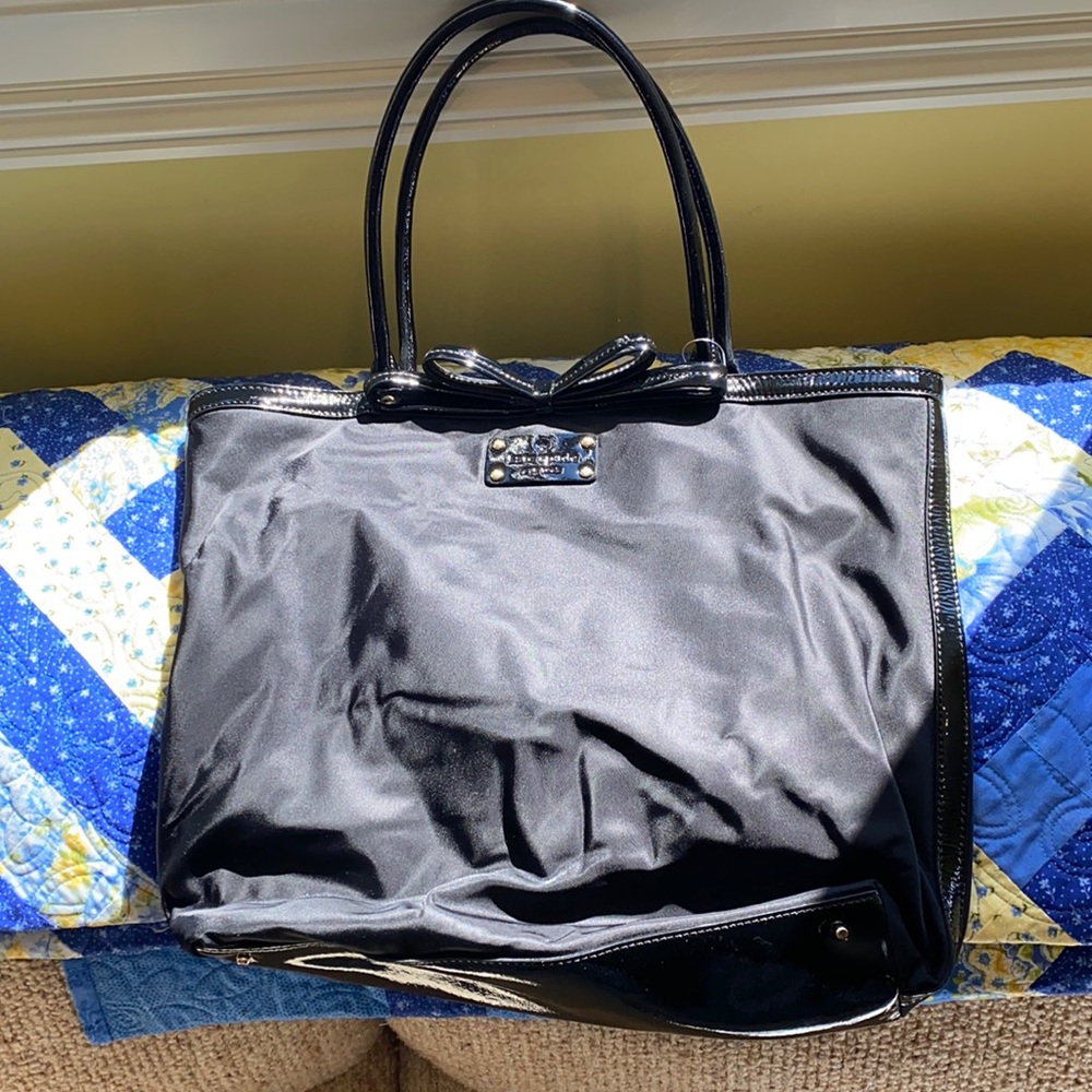 Kate Spade Black Tote with Bow
